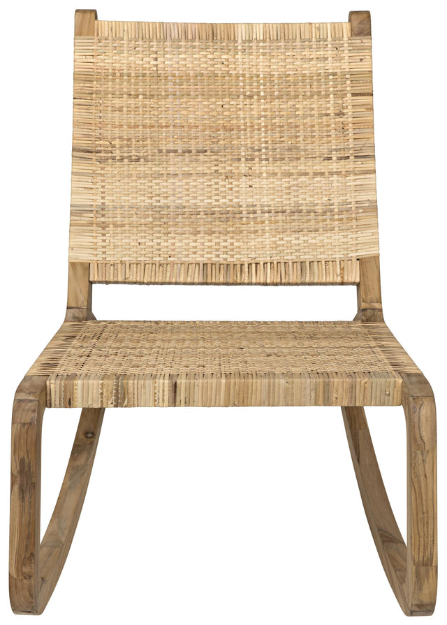 NOIR Las Palmas Chair Teak with Woven