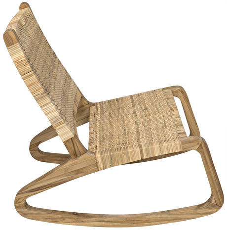 NOIR Las Palmas Chair Teak with Woven