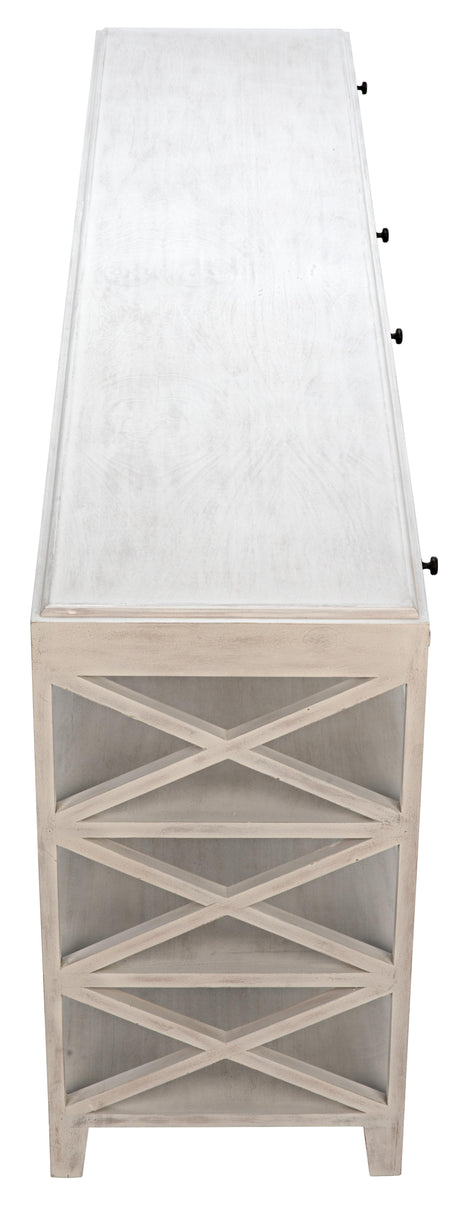 NOIR Sutton Console White Wash