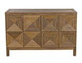 NOIR Quadrant 2 Door Sideboard Dark Walnut