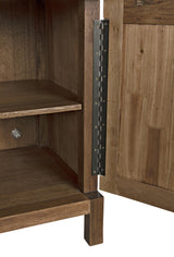 NOIR Quadrant 2 Door Sideboard Dark Walnut