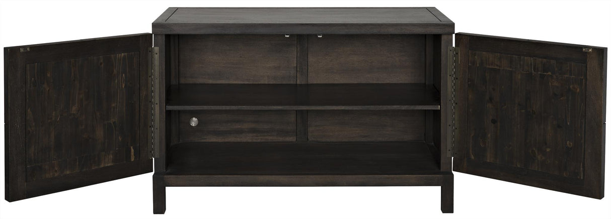 NOIR Quadrant 2 Door Sideboard Ebony Walnut