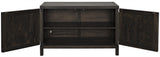 NOIR Quadrant 2 Door Sideboard Ebony Walnut