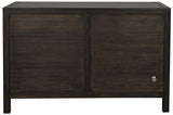 NOIR Quadrant 2 Door Sideboard Ebony Walnut