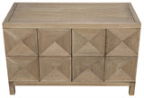 NOIR Quadrant 2 Door Sideboard Washed Walnut