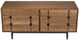 NOIR Bourgeois Sideboard Walnut and Steel