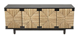 NOIR Brook 4 Door Sideboard Pale