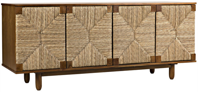 NOIR Brook 4 Door Sideboard Teak