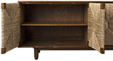 NOIR Brook 4 Door Sideboard Teak