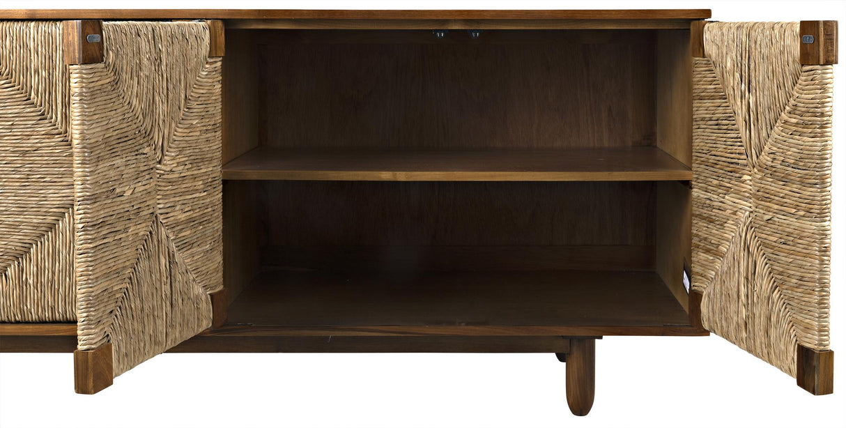 NOIR Brook 4 Door Sideboard Teak