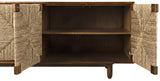 NOIR Brook 4 Door Sideboard Teak