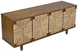 NOIR Brook 4 Door Sideboard Teak