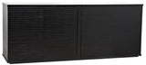 NOIR Smith 4 Door Sideboard Hand Rubbed Black