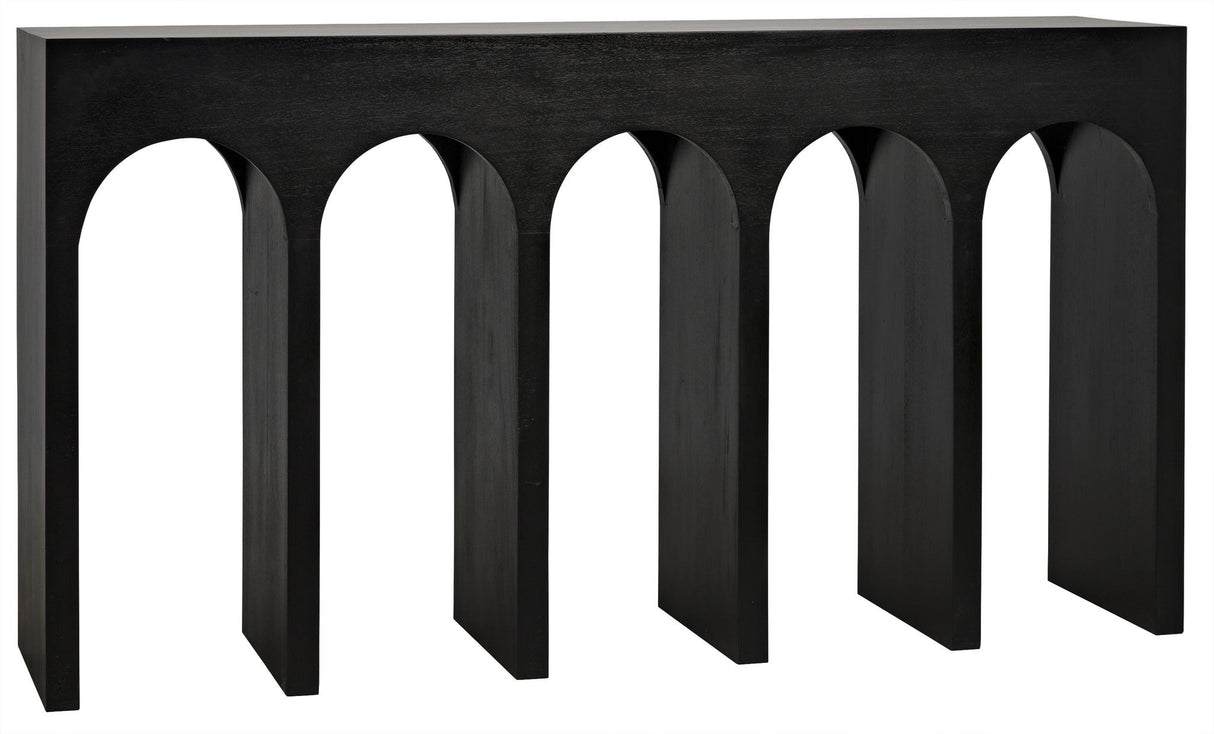 NOIR Bridge Console Hand Rubbed Black