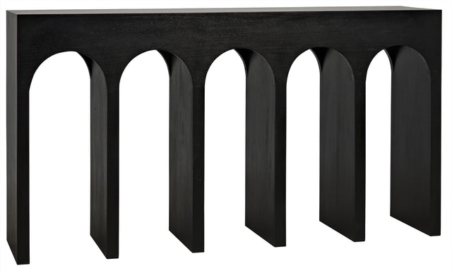 NOIR Bridge Console Hand Rubbed Black