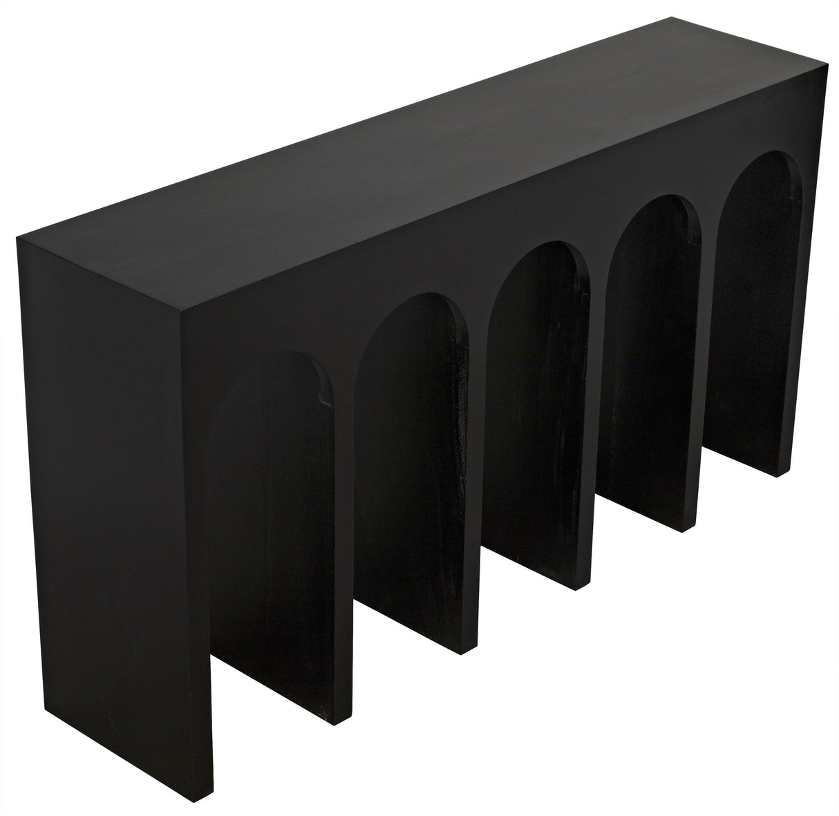 NOIR Bridge Console Hand Rubbed Black