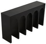 NOIR Bridge Console Hand Rubbed Black