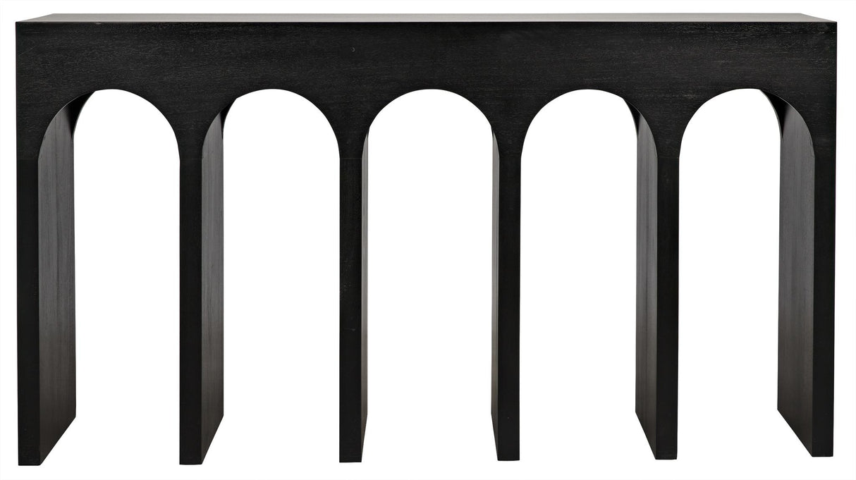 NOIR Bridge Console Hand Rubbed Black