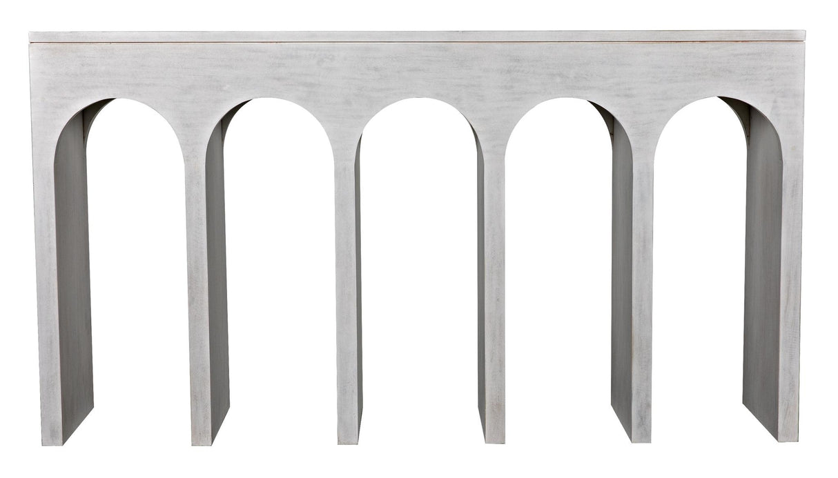 NOIR Bridge Console White Wash