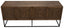 NOIR Lanon Sideboard with Steel Base Dark Walnut