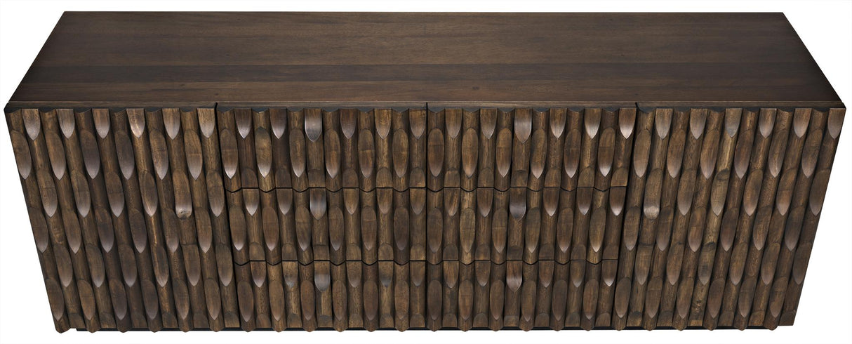 NOIR Alameda Sideboard Large Dark Walnut