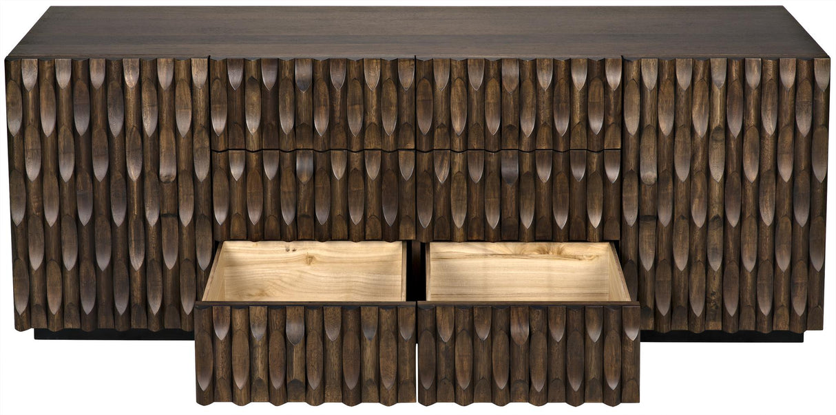 NOIR Alameda Sideboard Large Dark Walnut