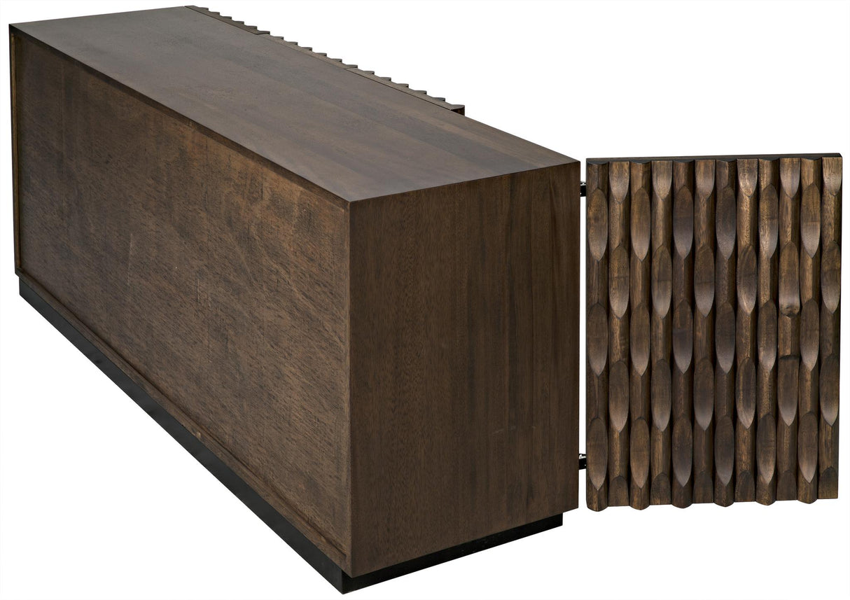 NOIR Alameda Sideboard Large Dark Walnut