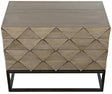 NOIR Draco Sideboard with Steel Stand Washed Walnut