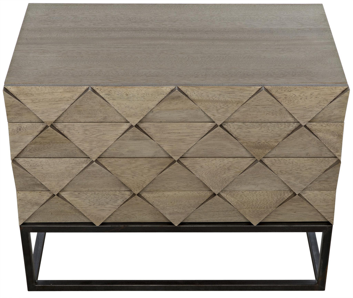 NOIR Draco Sideboard with Steel Stand Washed Walnut