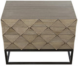 NOIR Draco Sideboard with Steel Stand Washed Walnut