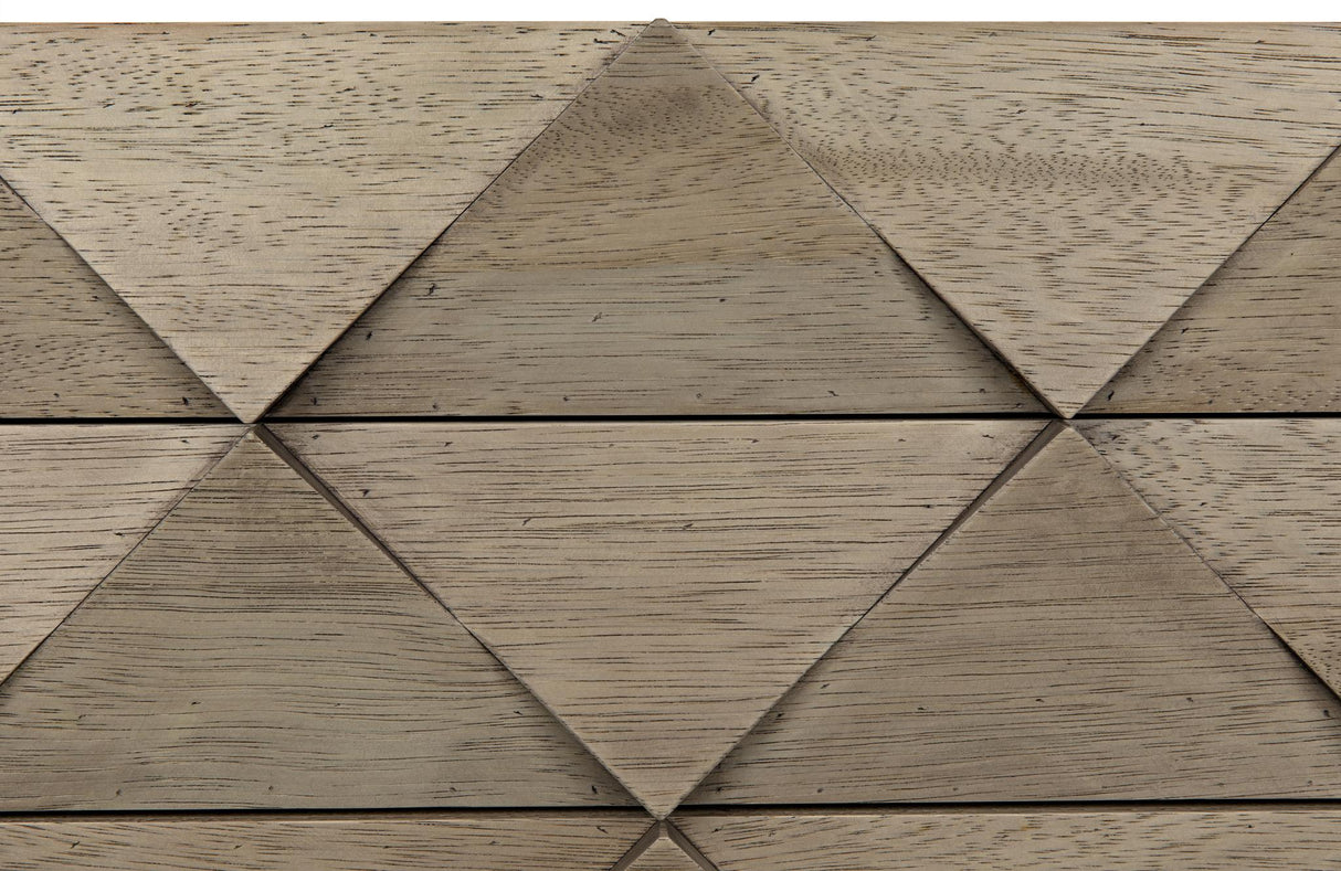 NOIR Draco Sideboard with Steel Stand Washed Walnut