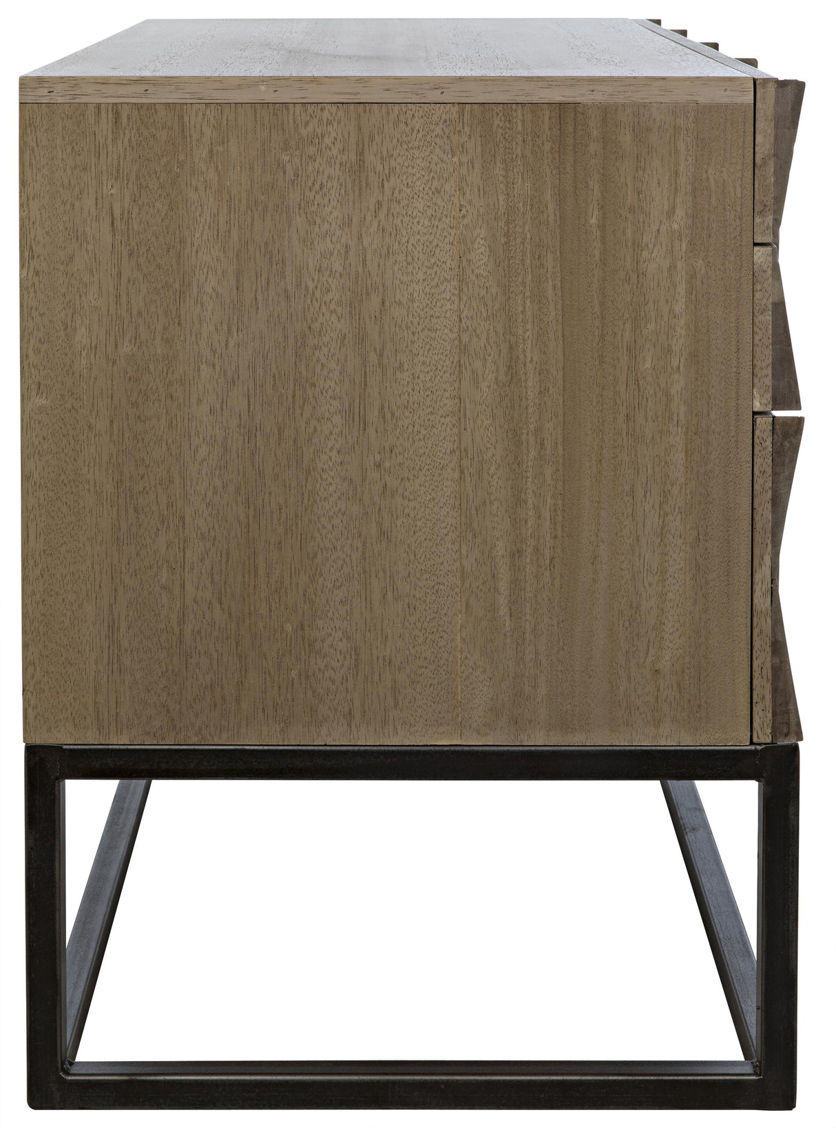 NOIR Draco Sideboard with Steel Stand Washed Walnut