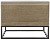 NOIR Draco Sideboard with Steel Stand Washed Walnut