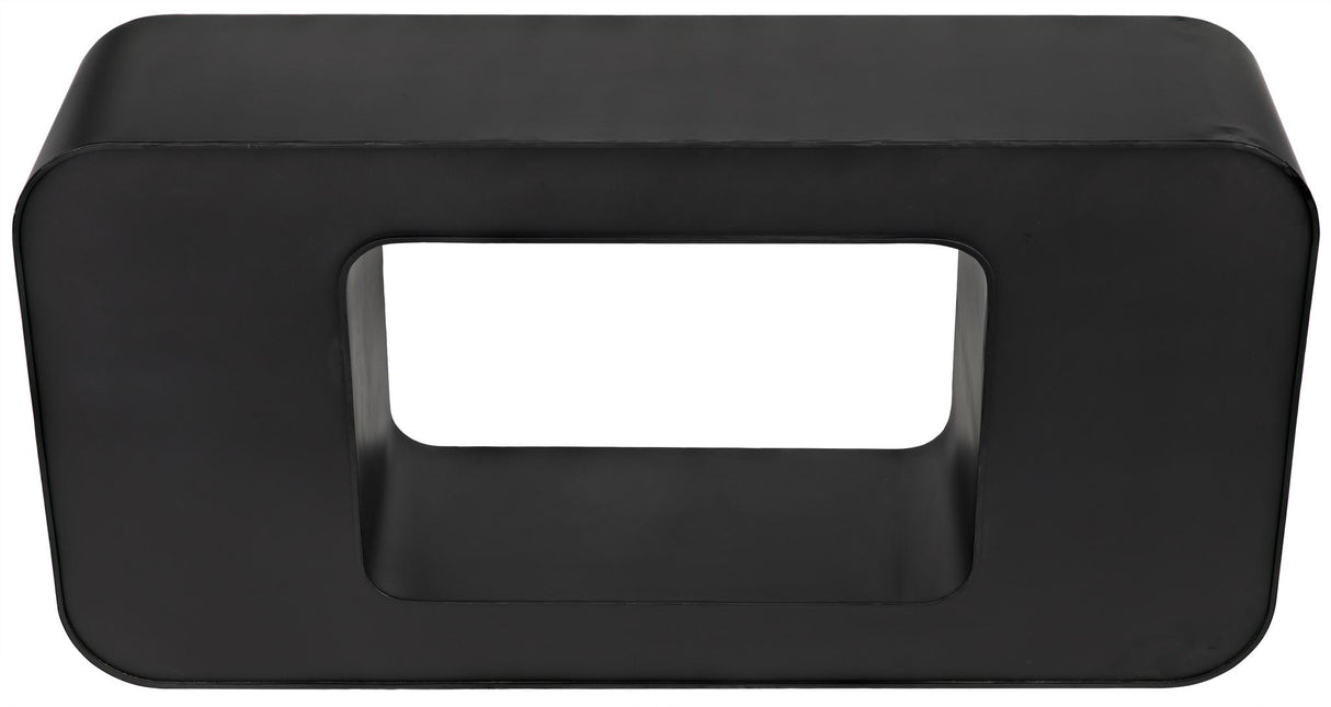 NOIR Shylock Console Black Steel
