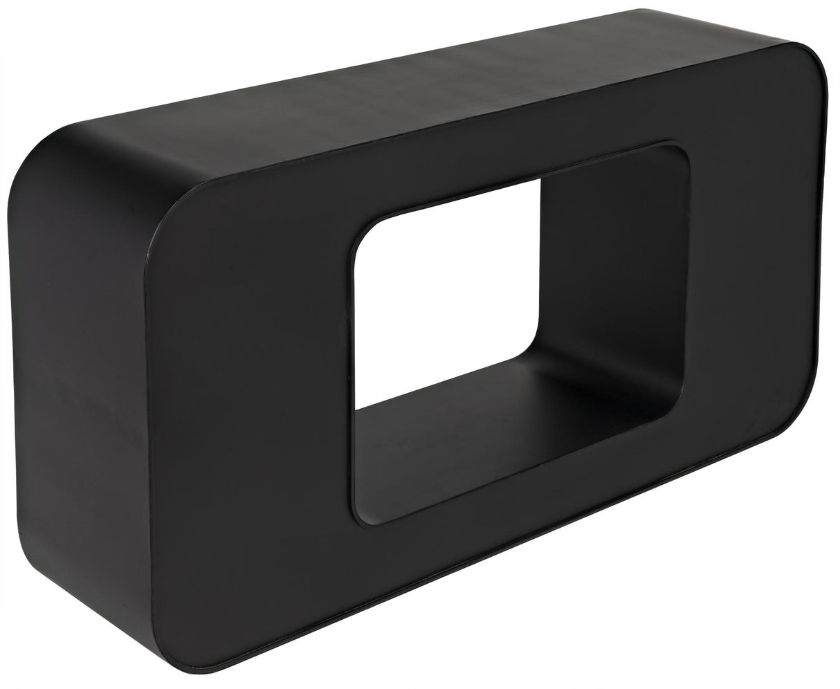 NOIR Shylock Console Black Steel