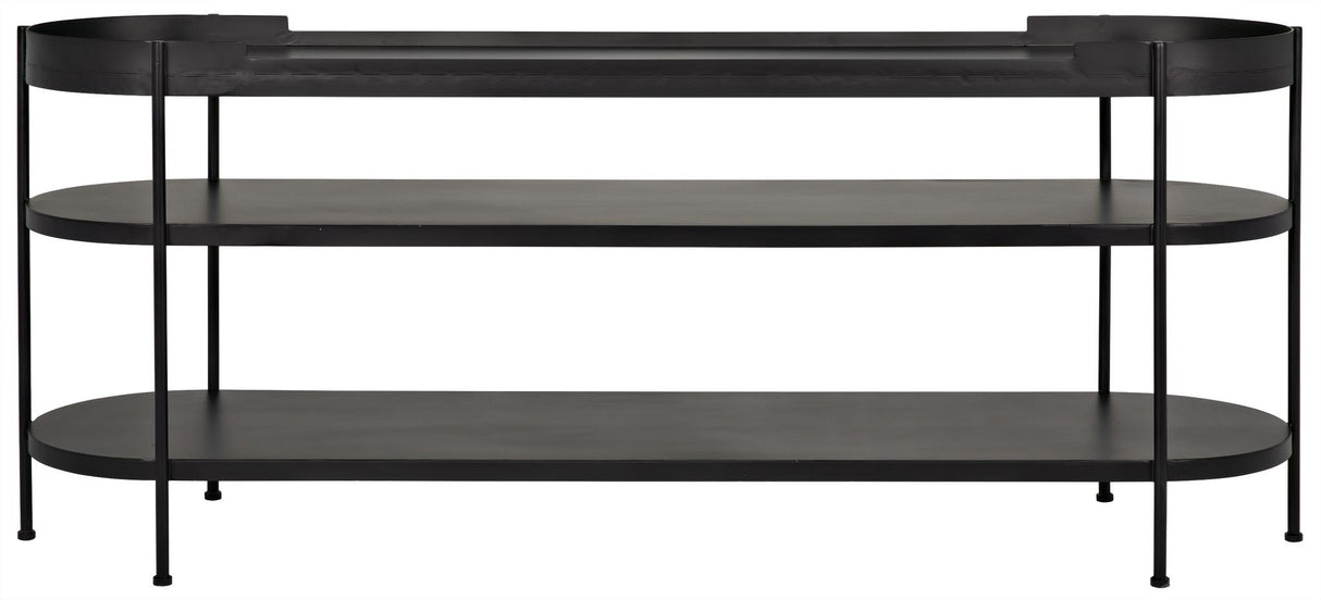 NOIR Cassio Console Black Steel