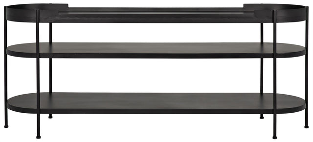 NOIR Cassio Console Black Steel