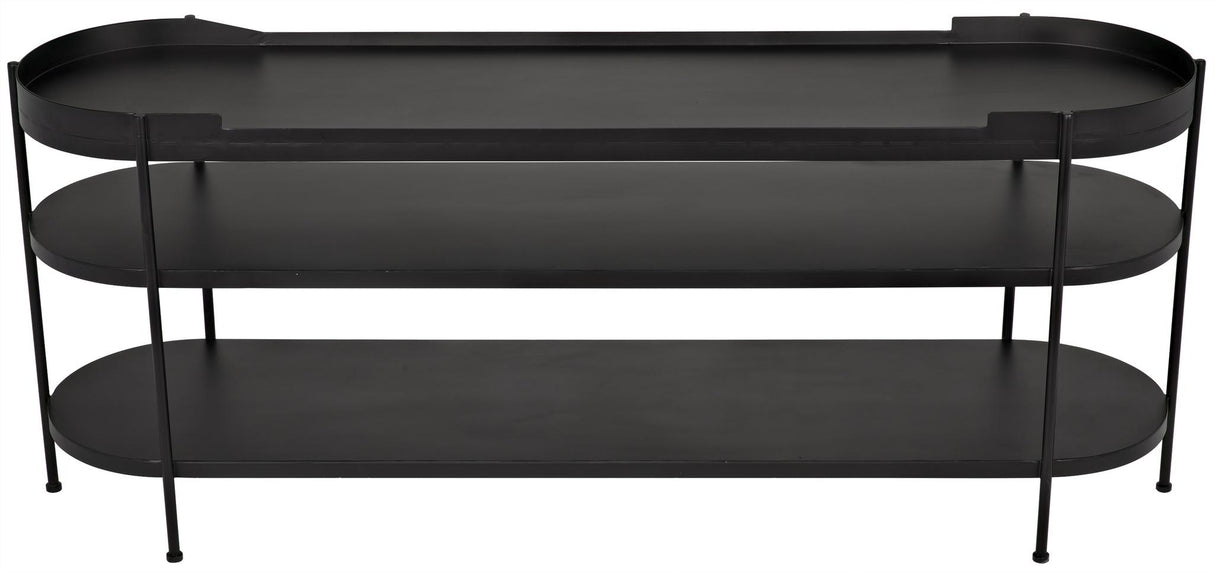 NOIR Cassio Console Black Steel