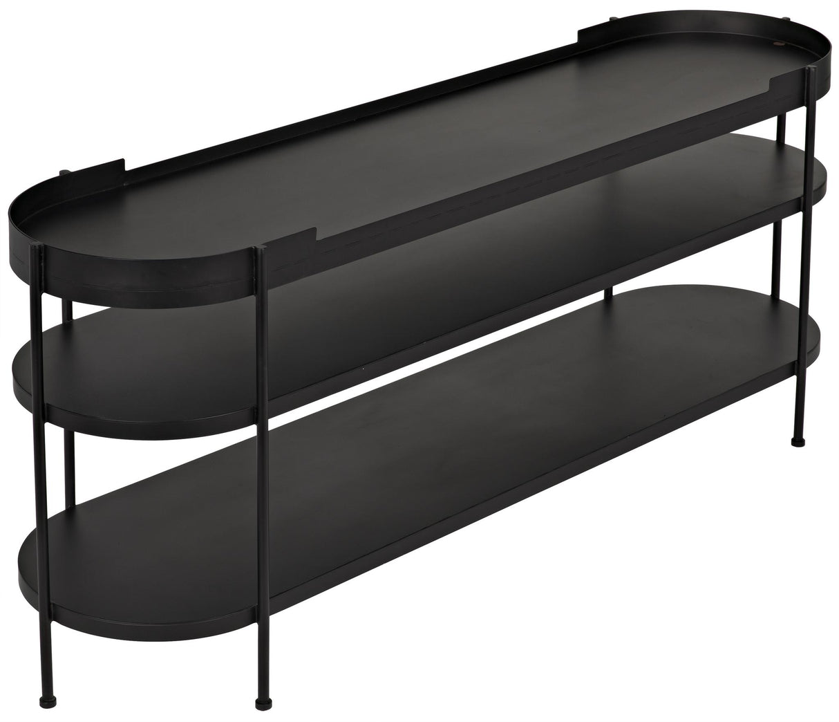NOIR Cassio Console Black Steel