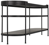 NOIR Cassio Console Black Steel