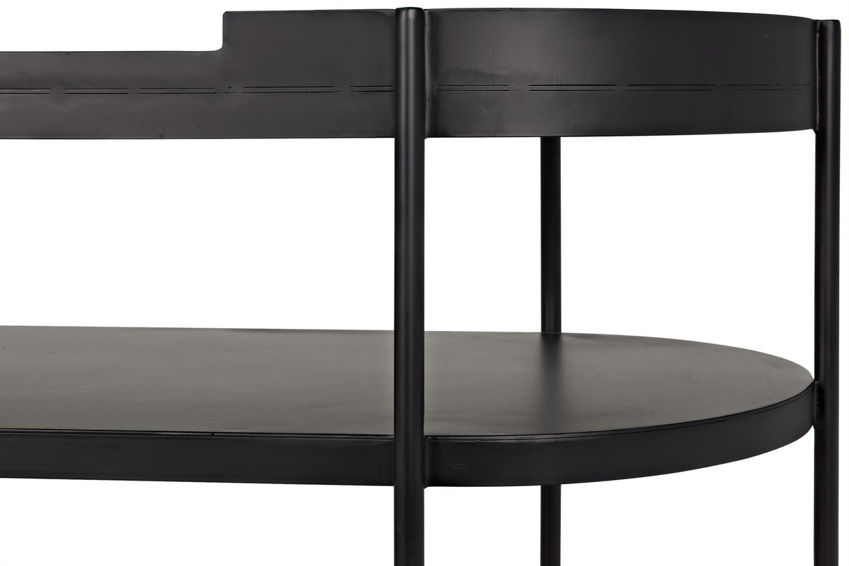 NOIR Cassio Console Black Steel
