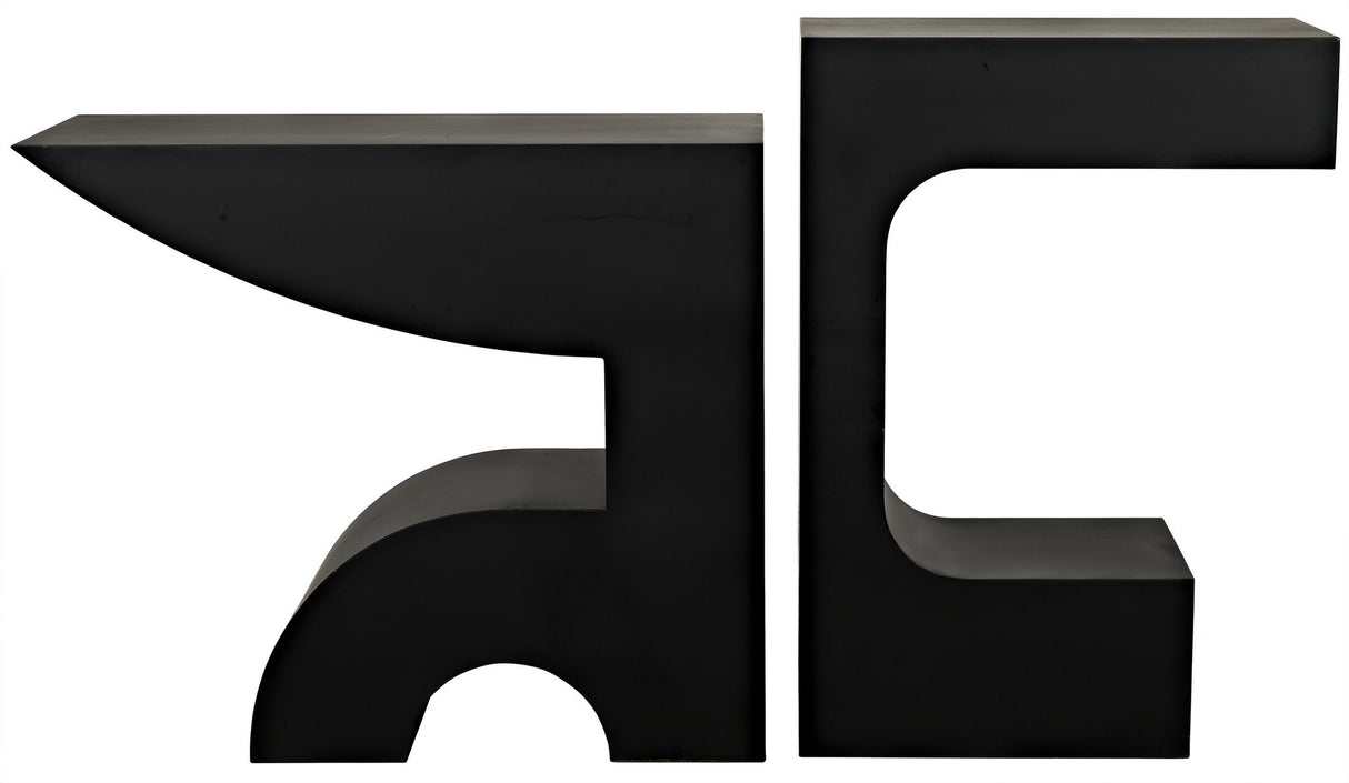 NOIR Shiba Console Black Steel