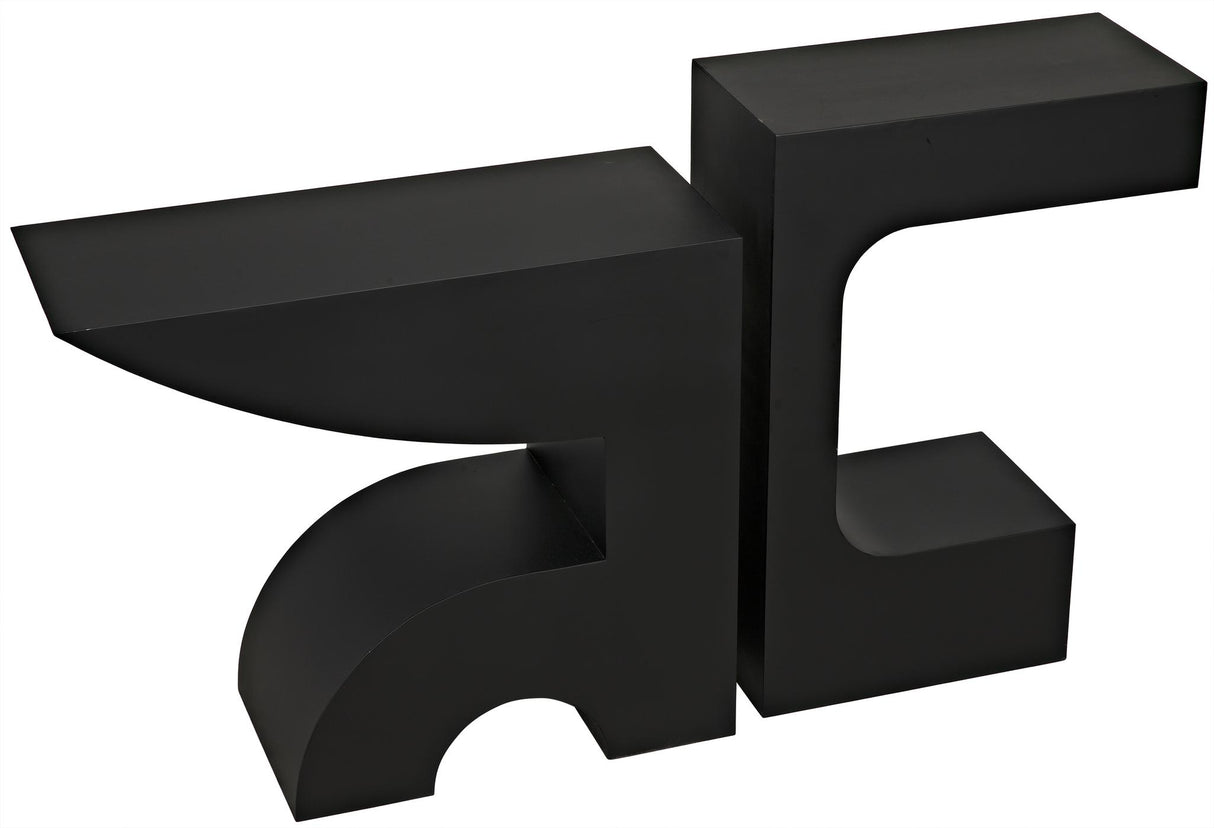 NOIR Shiba Console Black Steel