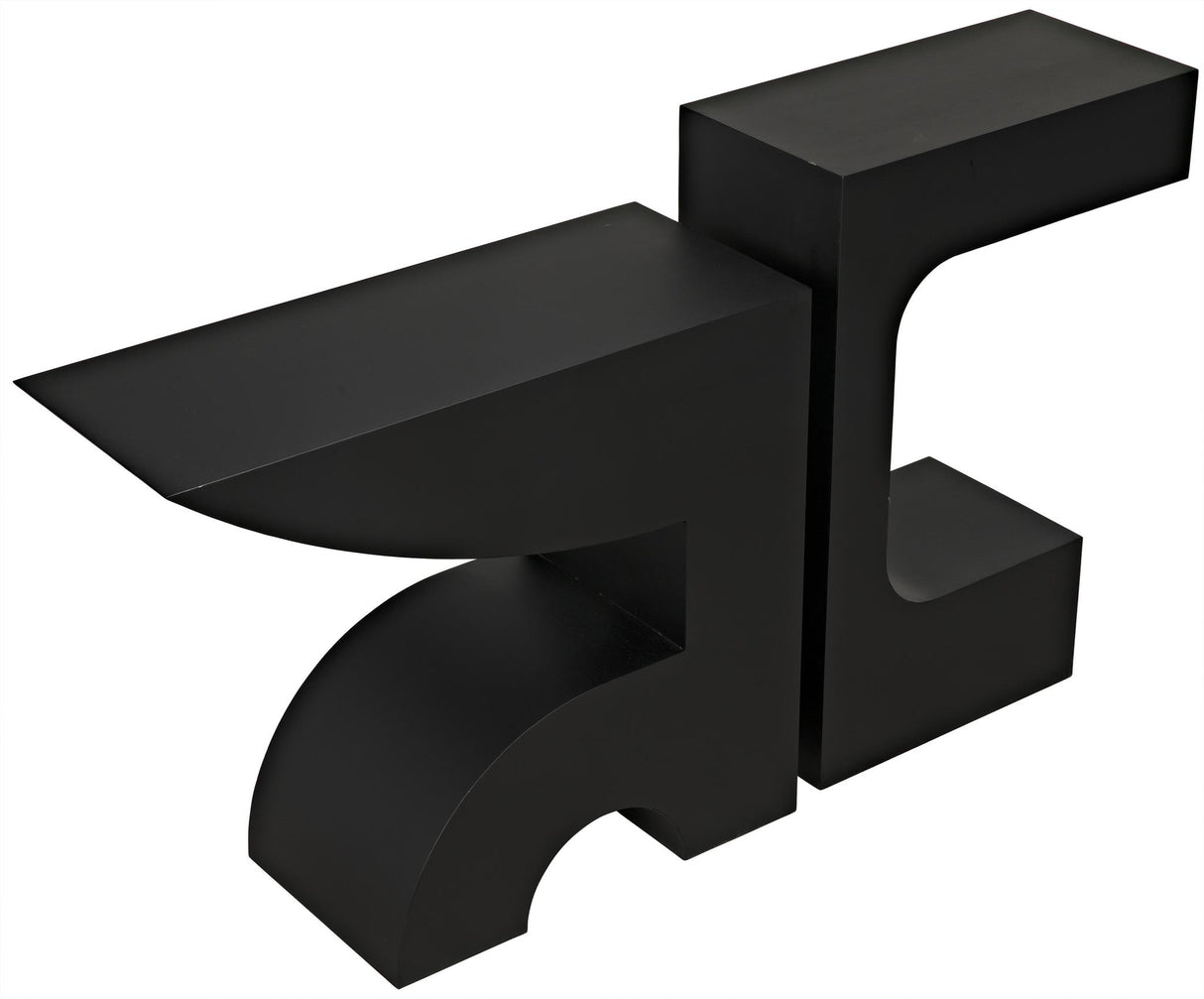 NOIR Shiba Console Black Steel