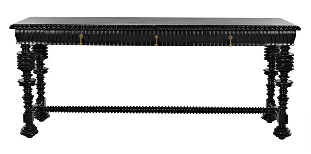 NOIR Portuguese Console Hand Rubbed Black
