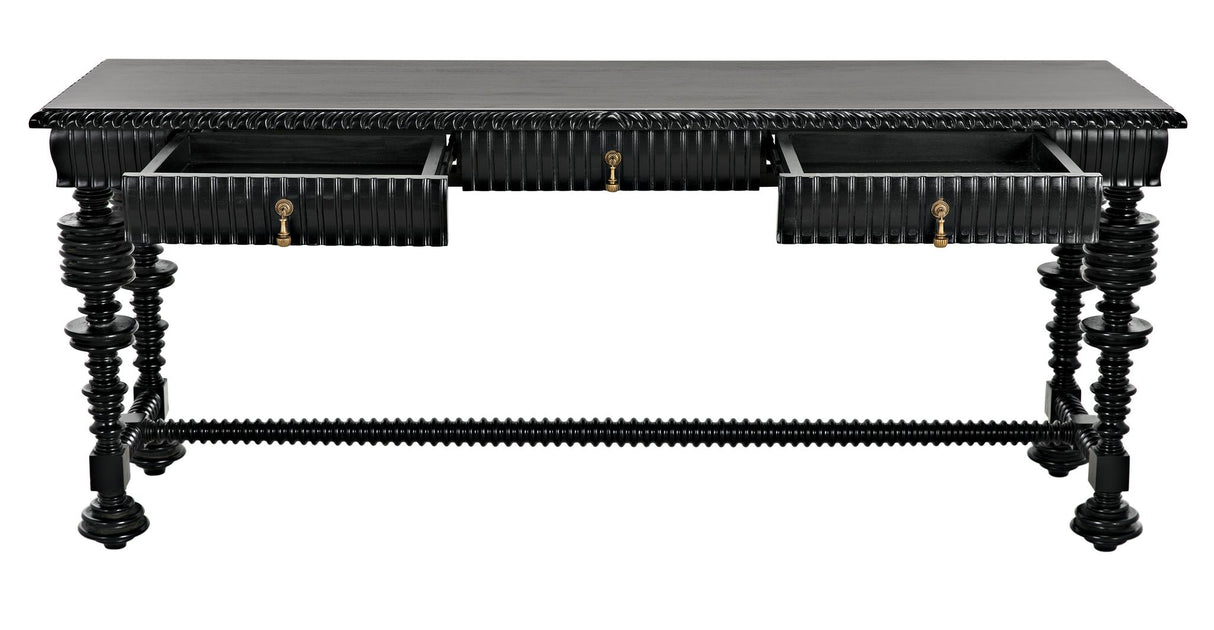 NOIR Portuguese Console Hand Rubbed Black