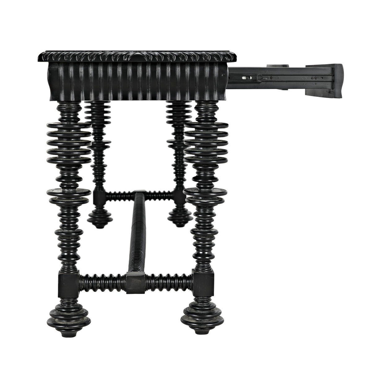 NOIR Portuguese Console Hand Rubbed Black