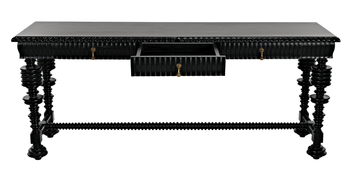 NOIR Portuguese Console Hand Rubbed Black
