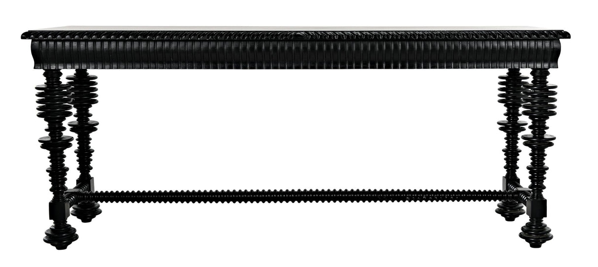 NOIR Portuguese Console Hand Rubbed Black