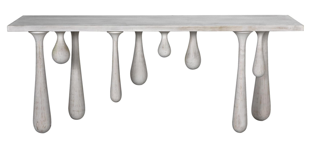 NOIR Drop Console White Wash